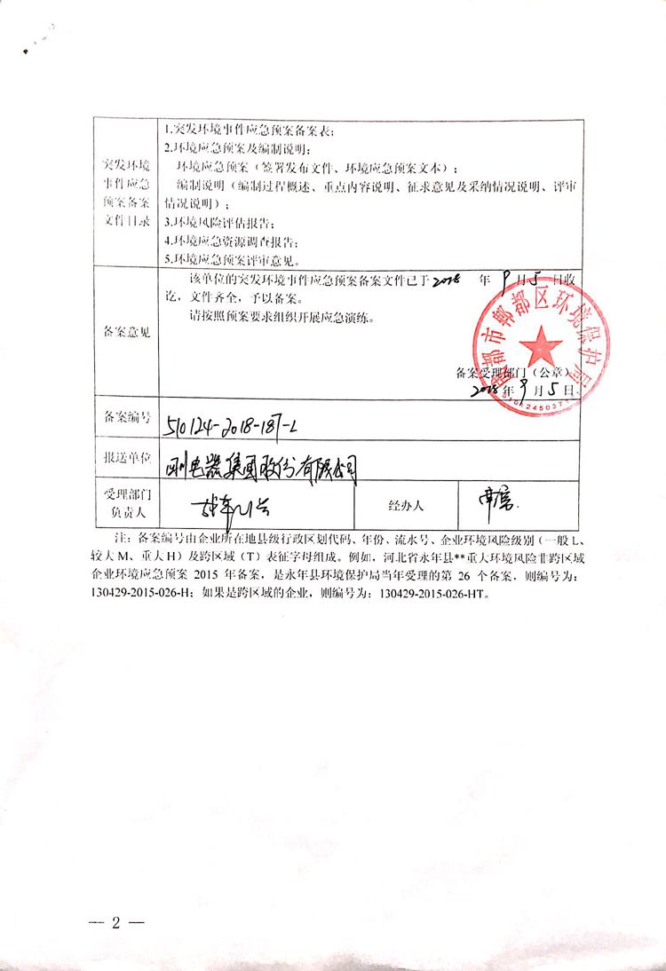 yl7703永利(集团)有限公司2020年环境信息公开